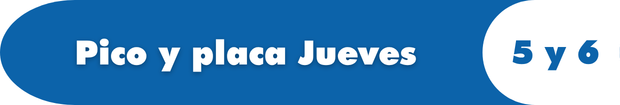 Pico y Placa Jueves