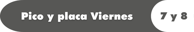 Pico y Placa Viernes